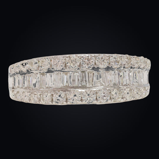 'Kasane' 18K White Gold Diamond Ring